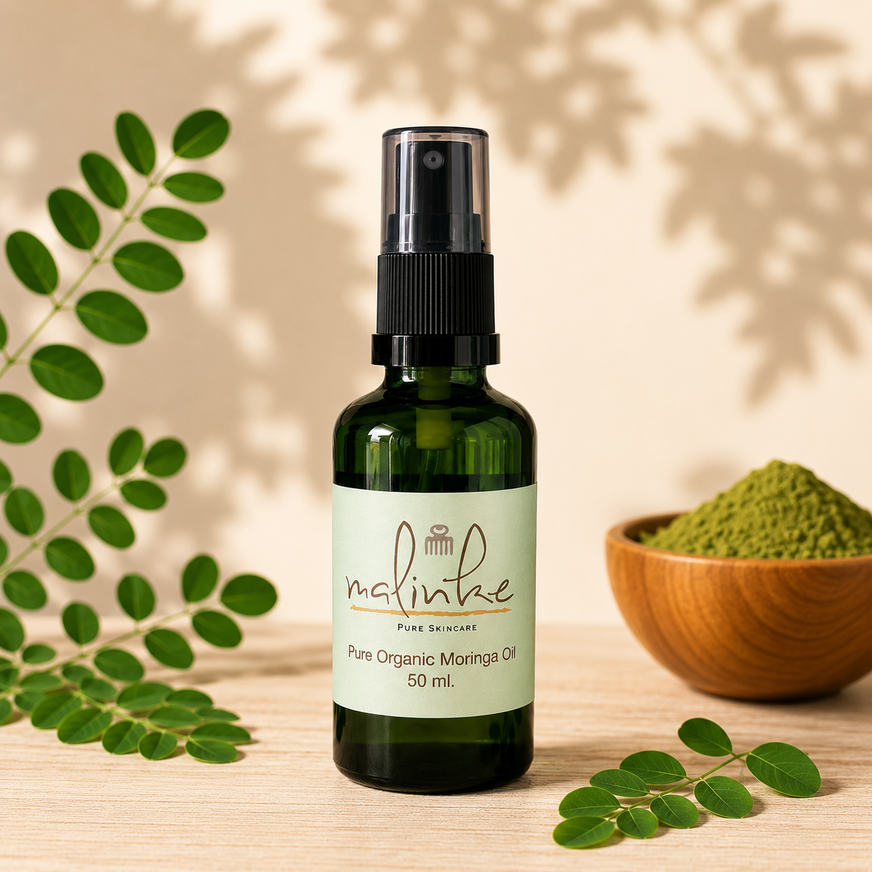 Økologisk Moringa Olie, 50 ml - Malinke