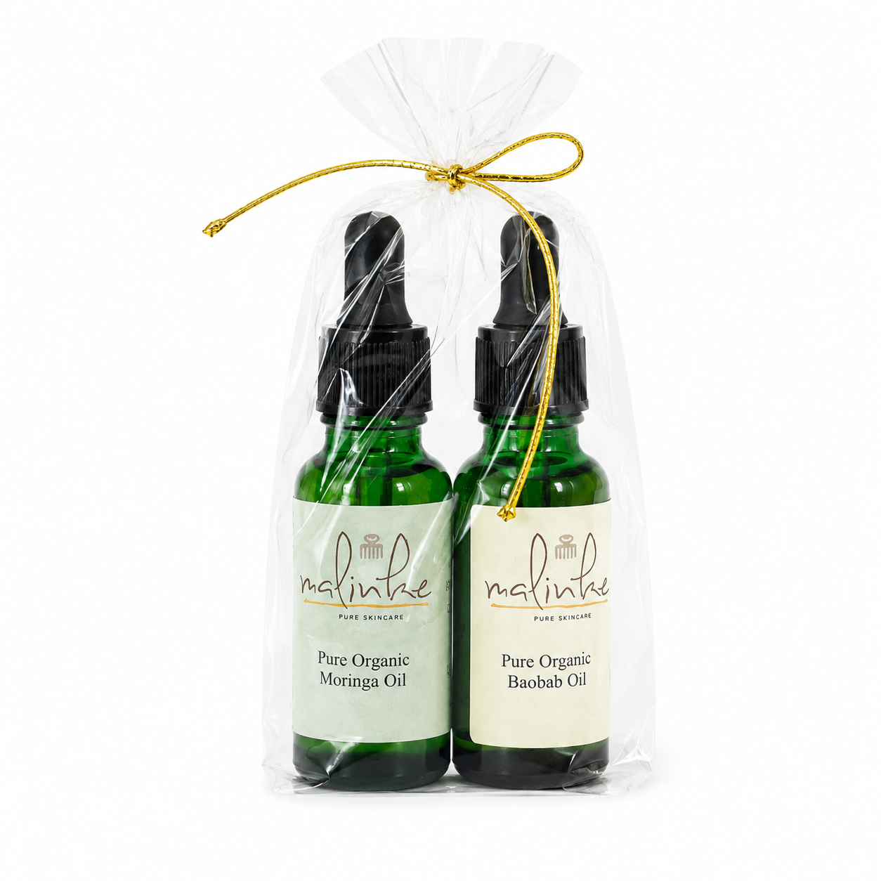 Malinke Starter Kit Pure Organic Moringa & Baobab Olie 2 x 20 ml